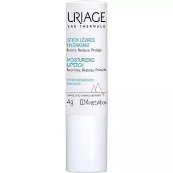 Увлажняющая губная помада Uriage Eau Thermale 4 г с маслом ши и маслом бурачника - питает, восстанавливает, защищает - держится долго - очень сухие и раздраженные губы