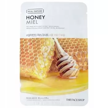 Увлажняющая и осветляющая маска для лица The Face Shop Honey 20 г Inna marka