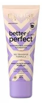 Увлажняющая и покрывающая основа 03 Светло-бежевый 30 мл Eveline Cosmetics Better Than Perfect