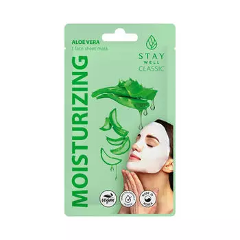 Увлажняющая маска для лица, 22 г Stay Well Moisturizing