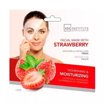 Увлажняющая маска для лица с клубникой Facial Mask With Strawberry Idc Institute, 1 UD