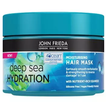 Увлажняющая маска для волос deep sea hydration moisturizing hair mask John Frieda, 250 мл