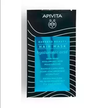 Увлажняющая маска для волос Express Beauty Mascarilla cido Hialurnico Apivita, 20 ml