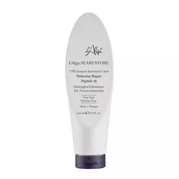 Увлажняющая маска с пептидами для тонких волос searestore cpr instant intensive care mask for fine hair L'Alga, 200 мл