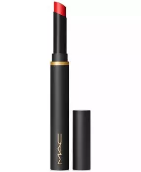 Увлажняющая матовая губная помада Powder Kiss Velvet Blur Slim Mac, цвет Ruby New