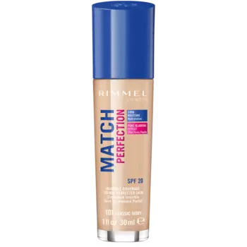 Увлажняющая основа для лица классическая слоновая кость 1 Rimmel Match Perfection, 30 мл