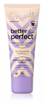 Увлажняющая основа Eveline Cosmetics Better than Perfect, оттенок 03 Light Beige Warm 30 мл
