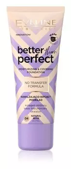 Увлажняющая основа Eveline Cosmetics Better than Perfect, оттенок 04 Natural Beige Neutral 30 мл