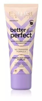 Увлажняющая основа Eveline Cosmetics Better than Perfect, оттенок 01 Ivory Neutral 30 мл
