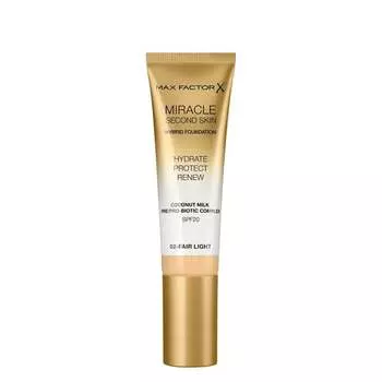 Увлажняющая основа с фильтром № 02 — Fair Light, 32,8 г Max Factor, Miracle Second Skin