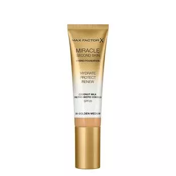 Увлажняющая основа с фильтром № 06 — Golden Medium, 32,8 г Max Factor, Miracle Second Skin