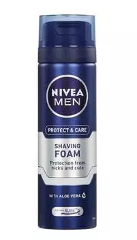 Увлажняющая пена для бритья с алоэ, 200 мл Nivea Men