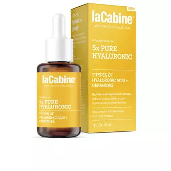 Увлажняющая сыворотка для ухода за лицом 5x pure hyaluronic serum La cabine, 30 мл