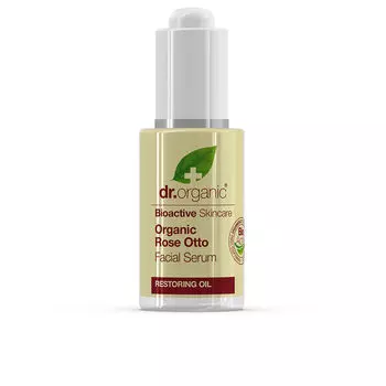 Увлажняющая сыворотка для ухода за лицом Rosa damascena srum facial Dr. organic, 30 мл