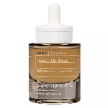 Увлажняющая сыворотка для ухода за лицом Srum facial remodelacin + lifting 4d pino negro Korres, 30 мл