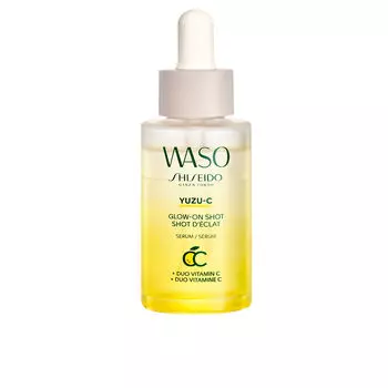 Увлажняющая сыворотка для ухода за лицом Waso yuzu-c glow-on shot serum Shiseido, 28 мл