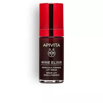 Увлажняющая сыворотка для ухода за лицом Wine elixir antiarrugas y reafirmante con efecto lifting srum Apivita, 30 мл