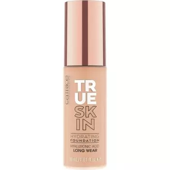 Увлажняющая тональная основа True Skin с гиалуроновой кислотой, 30 мл, 020, теплый бежевый, Catrice