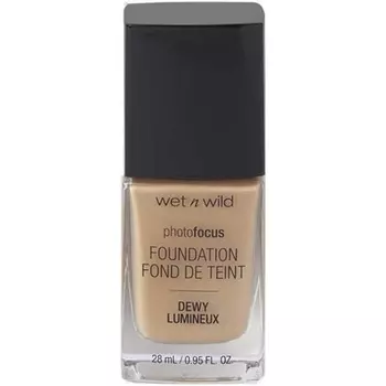 Увлажняющая тональная основа Wet n Wild Photo Focus Dewy в классическом бежевом цвете, веганский 30 мл Wet 'N' Wild