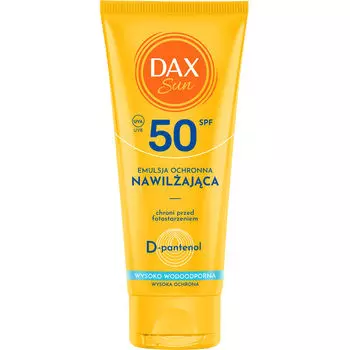 Увлажняющая защитная эмульсия с spf50, 100 мл Dax Sun
