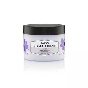 Увлажняющее масло для тела, Фиолетовые мечты, 300мл I Love, Scented Body Butter