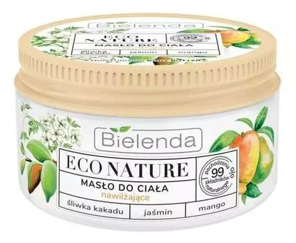 Увлажняющее масло для тела - Какаду Слива, Жасмин и Манго 250мл Bielenda Eco Nature
