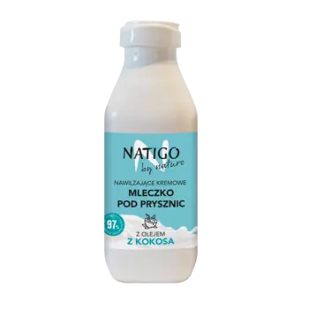 Увлажняющее сливочное молочко для душа с кокосовым маслом Natigo By Nature, 400 мл