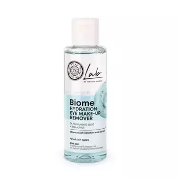 Увлажняющее средство для снятия макияжа с глаз 3X Hyaluronic Acid+Bakuchiol Lab By Natura Siberica, 150 ml