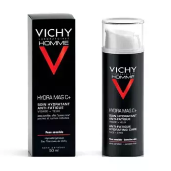Увлажняющее средство против усталости для мужчин Hydra Mag C Homme Vichy, 50 ml
