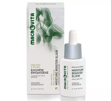 Увлажняющий эликсир для лица с критским майораном (дитанией) 15мл MACROVITA MOISTURE BOOSTER ELIXIR