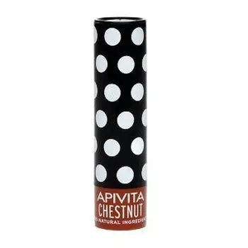 Увлажняющий бальзам для губ Apivita Tinted с шоколадным оттенком Farmaessenza Srl