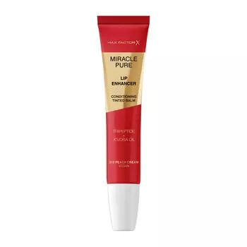 Увлажняющий бальзам для губ miracle pure lip enhancer Max Factor, цвет nr. 070 peach cream, 12 мл