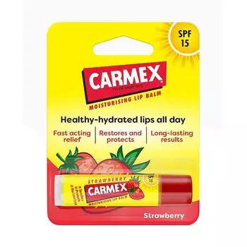 Увлажняющий бальзам для губ с клубникой Carmex, 4,25 гр
