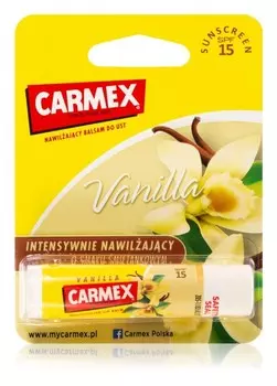 Увлажняющий бальзам для губ в стике SPF 15 Carmex Vanilla