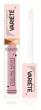 Увлажняющий блеск для губ с охлаждающим эффектом Eveline Cosmetics Varit Cooling Kisses, оттенок 02 Sugar Nude 6,8 мл