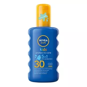 Увлажняющий детский солнцезащитный спрей Kids Spf30 с цветущим цветом, 200 мл, Nivea