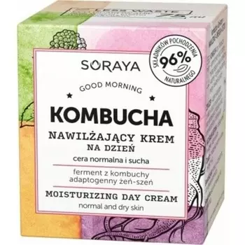 Увлажняющий дневной крем Чайный гриб для нормальной и сухой кожи 75мл, Soraya