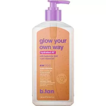 Увлажняющий гель для автозагара для лица и тела Glow Your Own Way AF b.tan, 236 ml