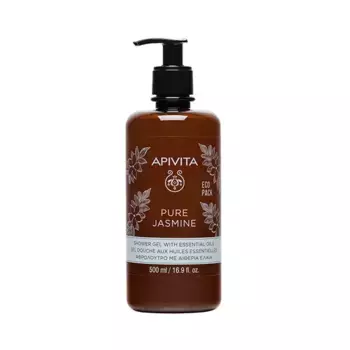 Увлажняющий гель для душа Pure Jasmine Apivita, 500 ml