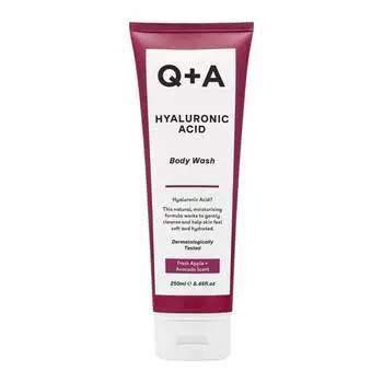 Увлажняющий гель для мытья тела с гиалуроновой кислотой, 250мл Q+A, Hyaluronic Acid Body Wash