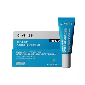 Увлажняющий гель-крем для век, 25 мл Revuele Quenching water eye cream-gel