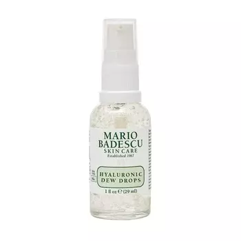 Увлажняющий гель-сыворотка Hyaluronic Dew Drops для стеклянного сияния, 1 жидкая унция, Mario Badescu