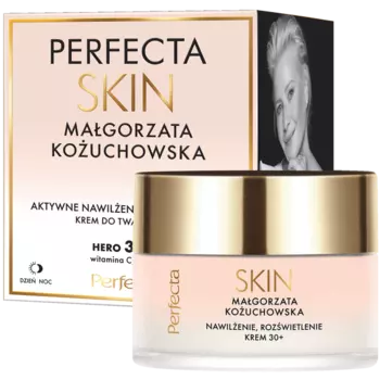 Увлажняющий и осветляющий крем для лица 30+ для дня и ночи, 50 мл Perfecta Skin magorzata kouchowska