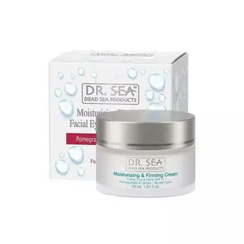 Увлажняющий и укрепляющий крем для кожи вокруг глаз и шеи с гранатом и имбирем SPF-15, 50 мл Dr.Sea Basic