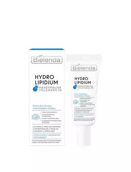 Увлажняющий и успокаивающий барьерный крем Hydro Lipidium с максимальной толерантностью, 50 мл Bielenda