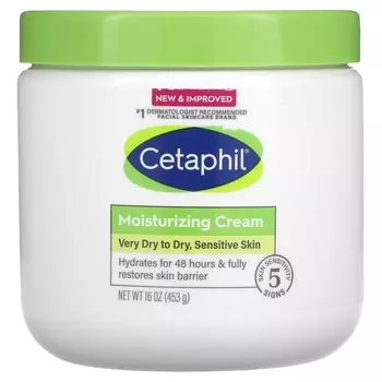 Увлажняющий крем Cetaphil без ароматизаторов, 16 унций (453 г)