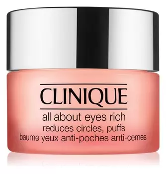 Увлажняющий крем для глаз против отечности и темных кругов Clinique All About Eyes™ Rich