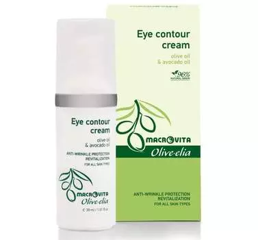Увлажняющий крем для глаз с биоингредиентами 30мл MACROVITA OLIVE-ELIA