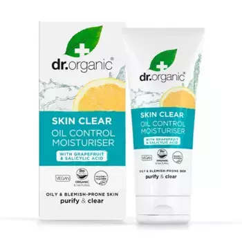 Увлажняющий крем для контроля жирности Skin Clear Organic Tea Tree Oil Control Moisturizer 5In1 Dr. Organic, 50 ml