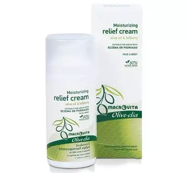 Увлажняющий крем для кожи, склонной к раздражению и атопическим поражениям, 100мл MACROVITA OLIVE-ELIA